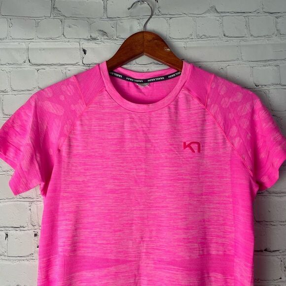 Kari Traa Pink Short Sleeve Top Base Layer Size S - Picture 2 of 4